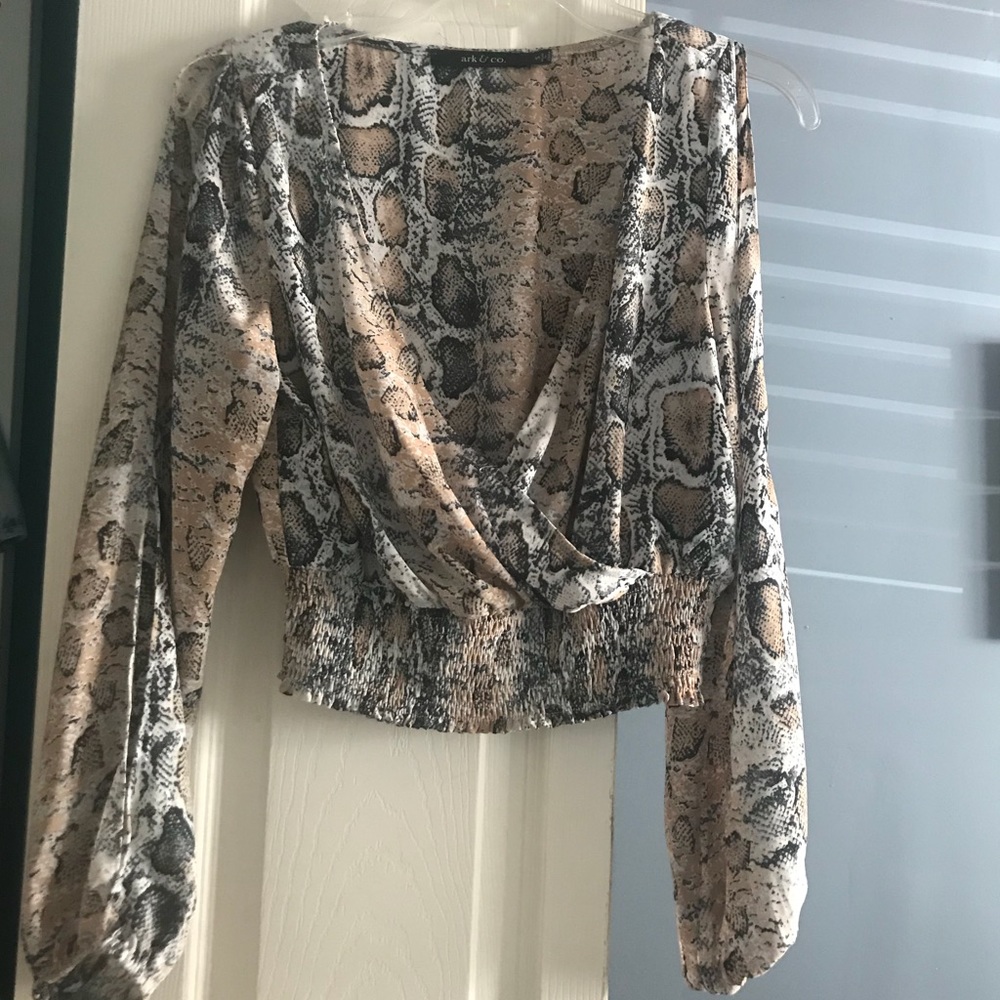 Snakeprint Blouse